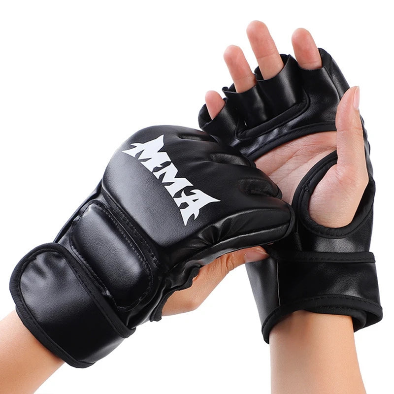 PowerGrip Half Finger Training Gloves